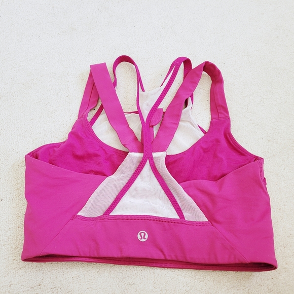 Lululemon Pink Workout Bra - Picture 4 of 4